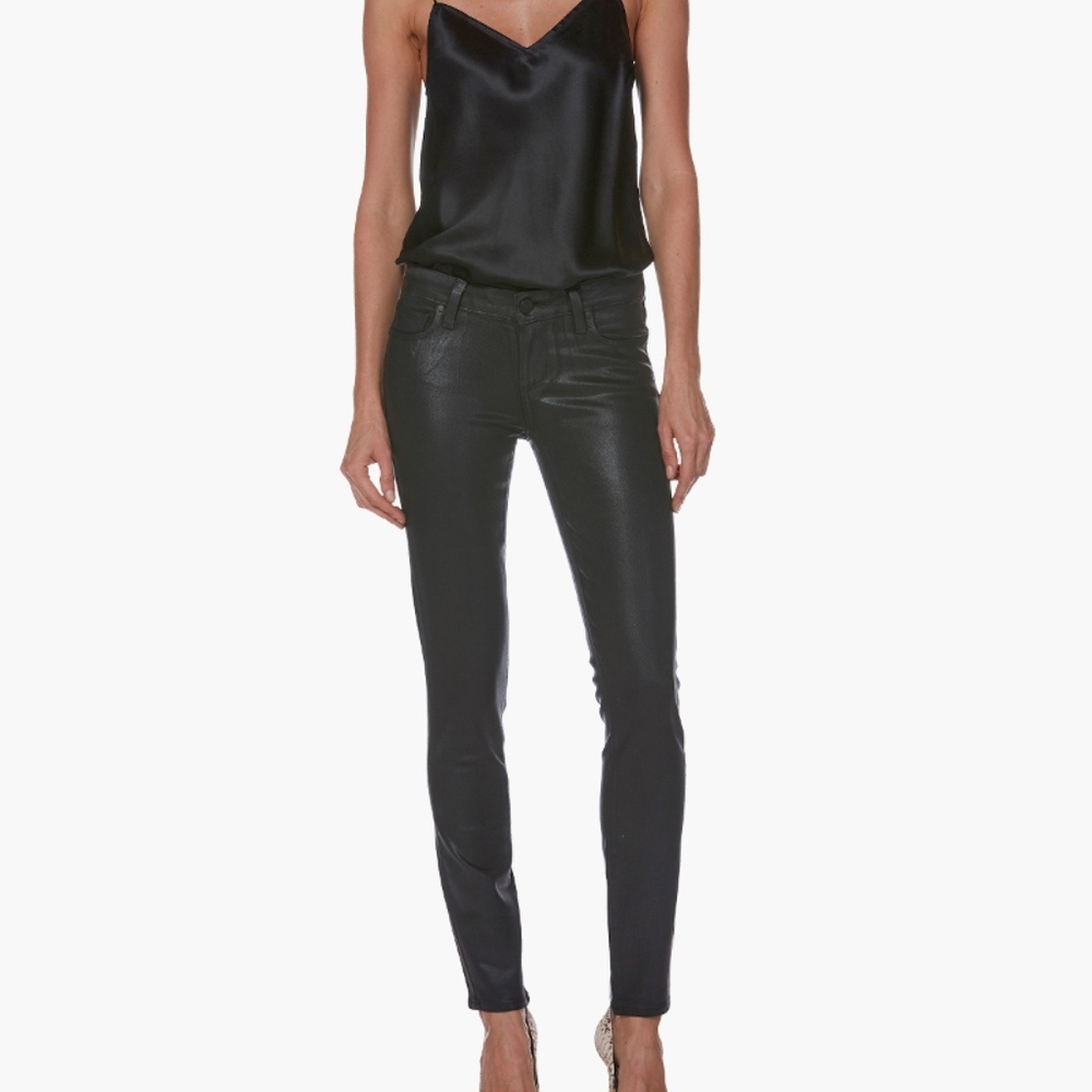 PaigeVerdugo Ultra Skinny - Black Fog Luxe Coating